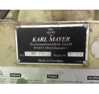 Used Karl mayer tricot warp knitting machine 